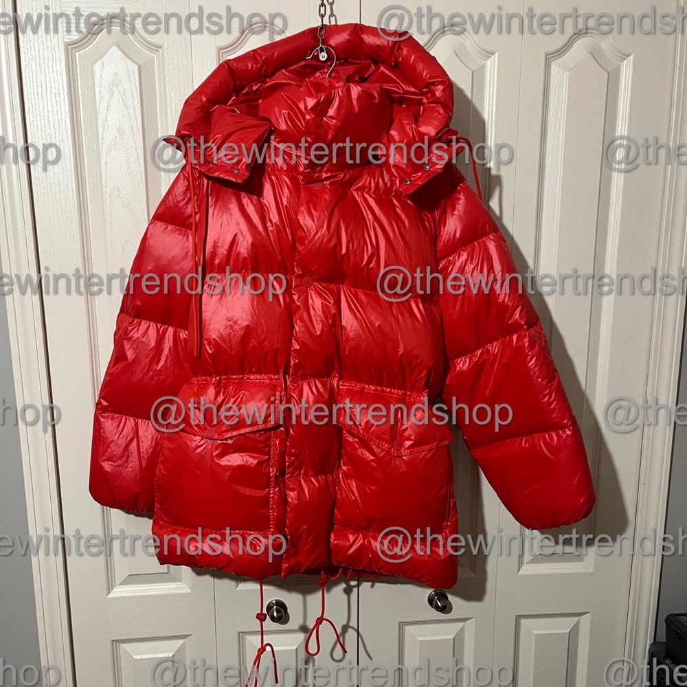 Women’s H&M Premium Selection Oversized Hooded Down Puffer Jacket Sz. S